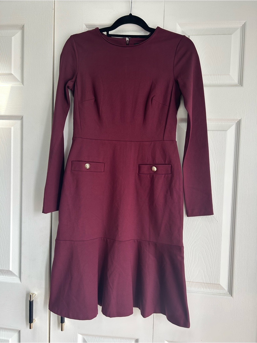 Ann Taylor Long Sleeve Knit Office Business Dress